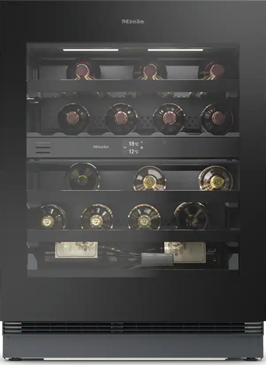 Miele KWTUS 7096 E Obsidiansort glass Vinskap Miele KWTUS 7096 E Obsidiansort glass